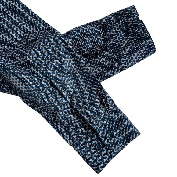 Haupt Germany Geometric Button Front Shirt Top - Picture 5 of 10